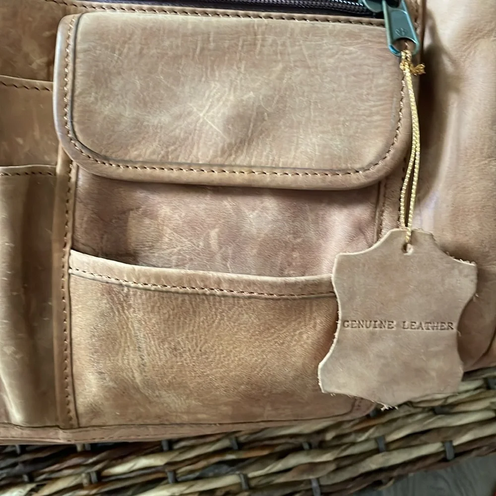 Genuine leather briefcase